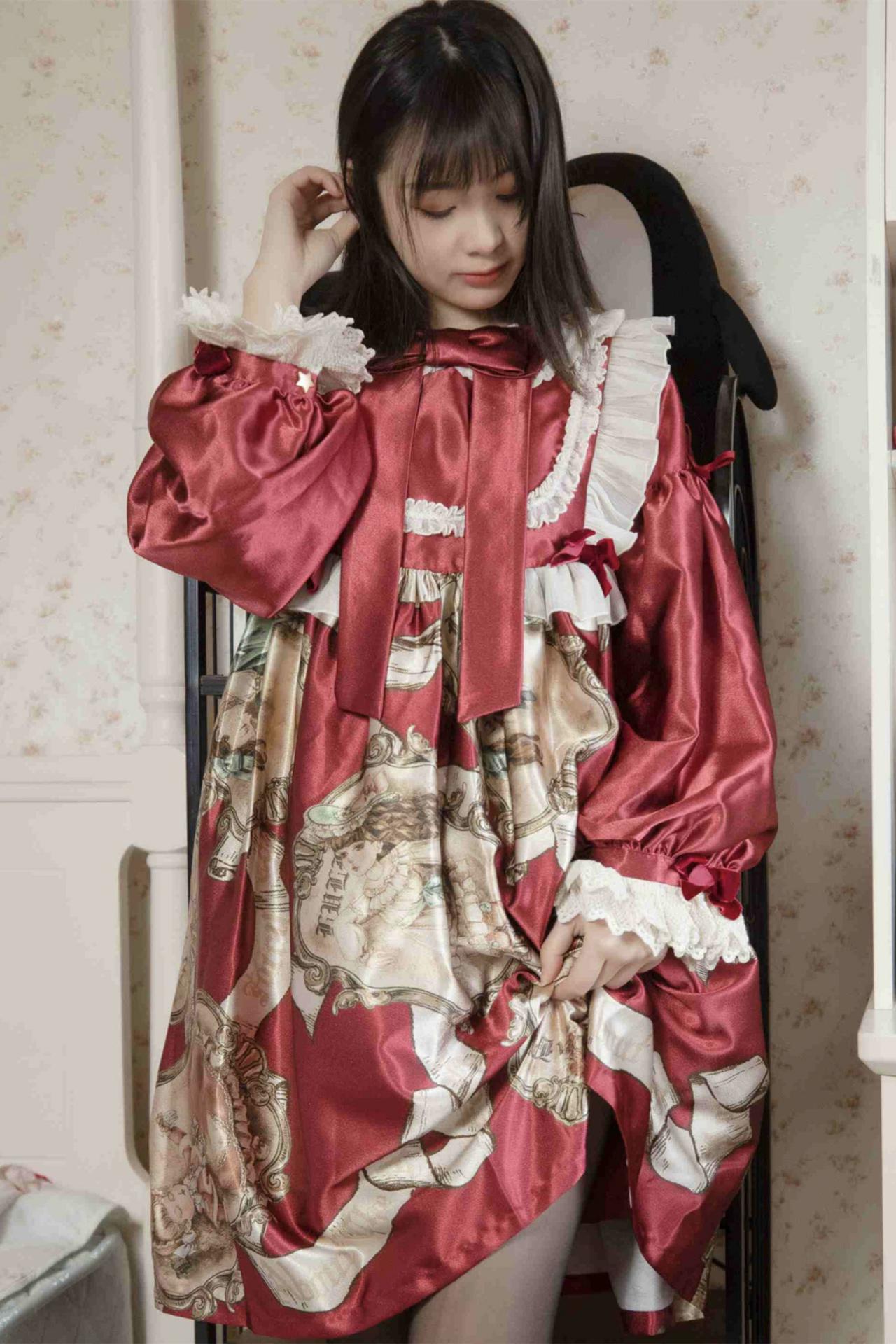 幻琪琪 红色Lolita 黑丝